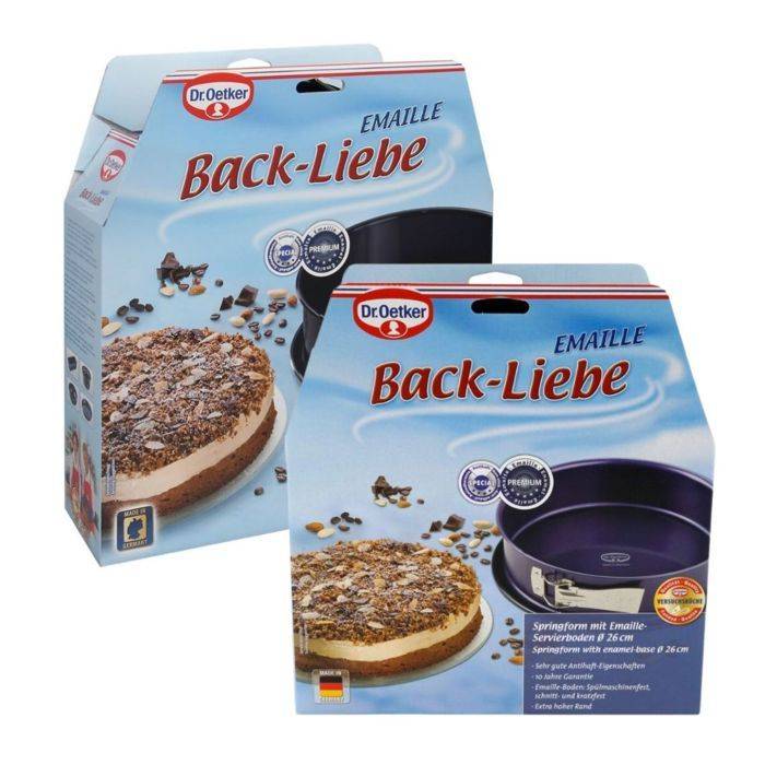 DR OETKER Springvormset - Back Liebe - 26 en 28 cm-3