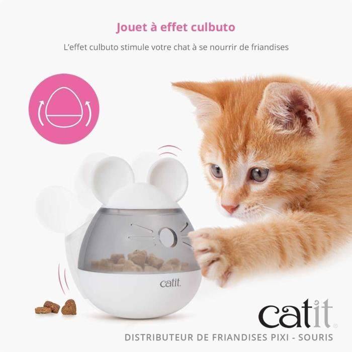 Catit PIXI Snoepdispenser - Muizenoortjes - Wit-1