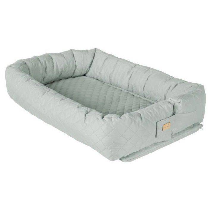 3-in-1 Baby Nest - ROBA - Reiswieg, bedomranding of verschoningsmat - Frosted Green-0