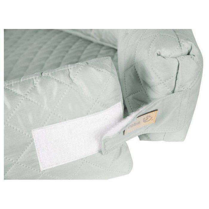 3-in-1 Baby Nest - ROBA - Reiswieg, bedomranding of verschoningsmat - Frosted Green-4