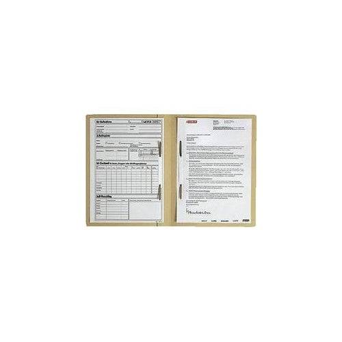 LEITZ Dubbelgevouwen Map A4 Manila Karton 320 g/m² Capaciteit 500 Vellen 50 Stuks (3030-00-11)-0