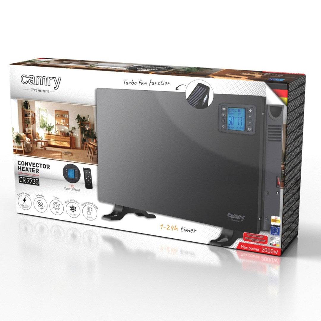 Camry Convectorkachel CR 7739 met Afstandsbediening 2000 W-3