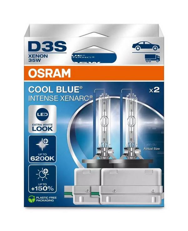 D3S 42V 35W PK32D-5 XENARC COOL BLUE INTENSE Set van 2 6200K