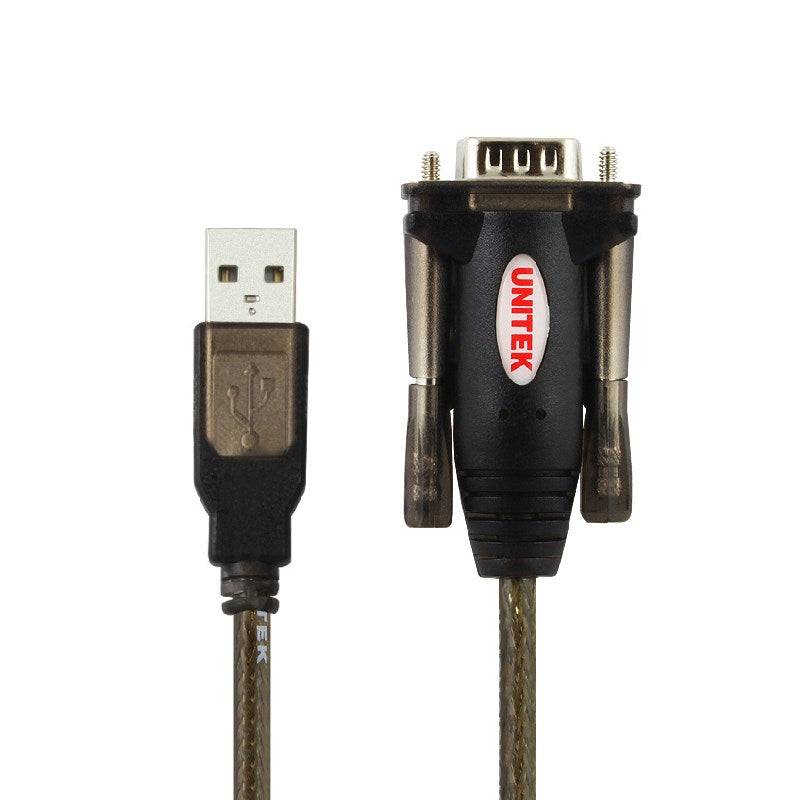UNITEK Y-105A Seriële Kabel Zwart 1,5 m USB Type-A DB-9-1