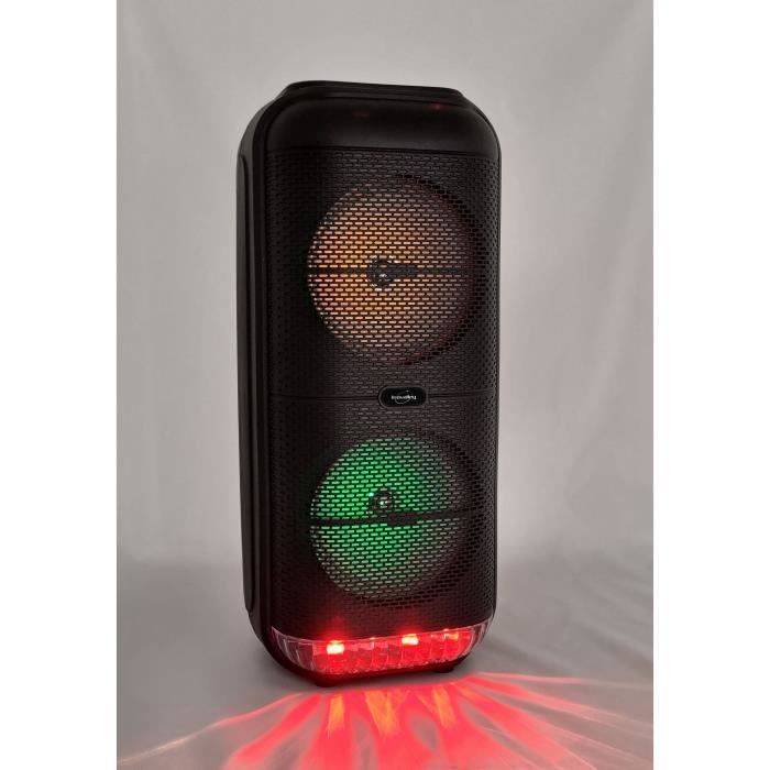INOVALLEY Karaoke Speaker met Verlichting - KA22-BTH - 500W - Bluetooth V5.0 - Zwart-2