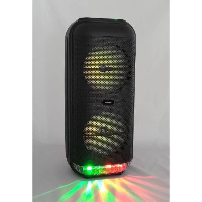 INOVALLEY Karaoke Speaker met Verlichting - KA22-BTH - 500W - Bluetooth V5.0 - Zwart-3