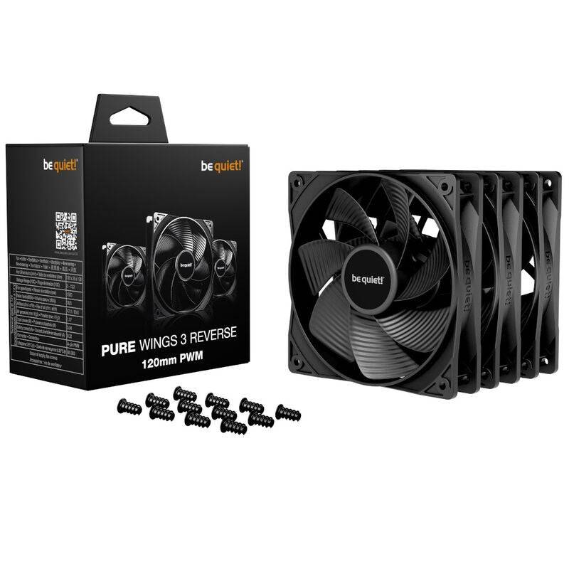 Be Quiet! PURE WINGS 3 120 mm PWM Reverse 3-Pack BL137-0