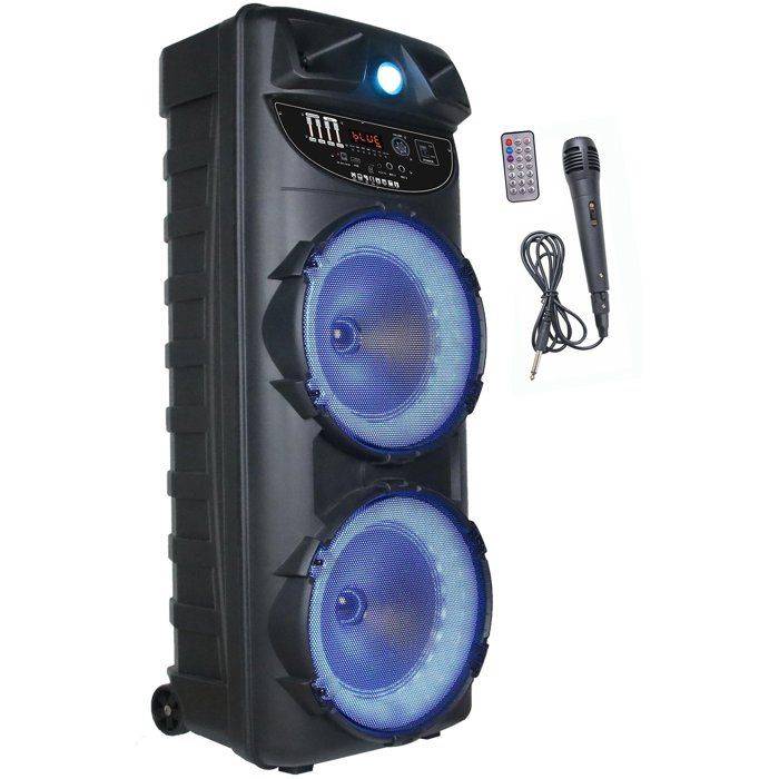 INOVALLEY Draagbare Speaker - MS02-XXL-N - 1000W - Bluetooth - Karaoke Functie-1