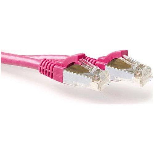 ACT FB2425 25 m Cat6a S/FTP Netwerkkabel Roze-0