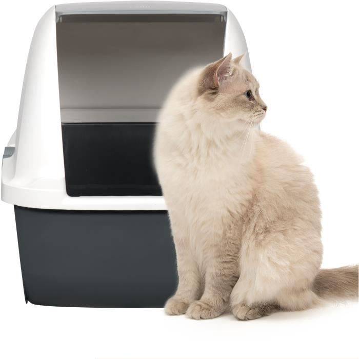 Catit Toilet Huis Kattenbak - AirSift Regular - Ingebouwd Filtersysteem - L. 57 x B. 39 x H. 46,5 cm-1