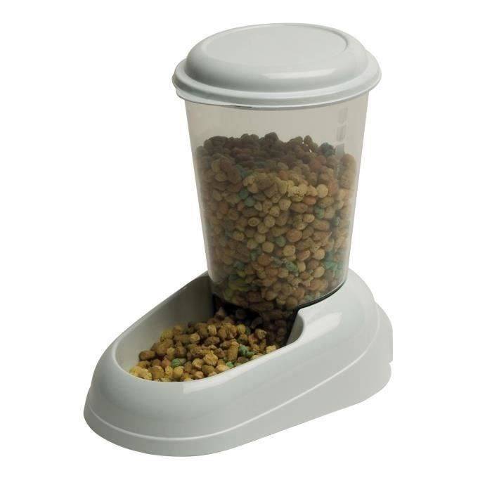FERPLAST ZENITH Dierenvoederdispenser - 3 L - Niet-toxisch Plastic - Luchtdichte Deksel-0