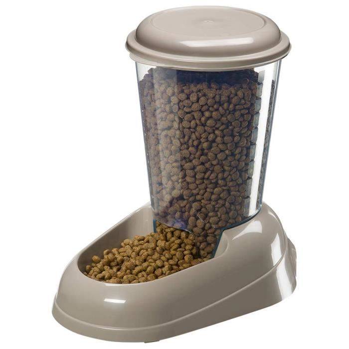 FERPLAST ZENITH Dierenvoederdispenser - 3 L - Niet-toxisch Plastic - Luchtdichte Deksel-1