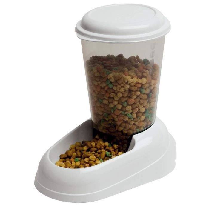 FERPLAST ZENITH Dierenvoederdispenser - 3 L - Niet-toxisch Plastic - Luchtdichte Deksel-2