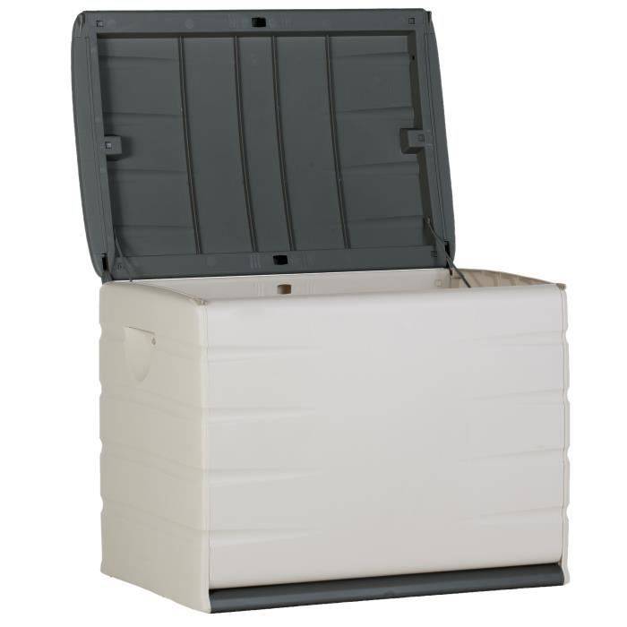 PLASTIKEN 260 L Opbergkist Slotbaar met Wielen 80 x 61 x 53 cm-1