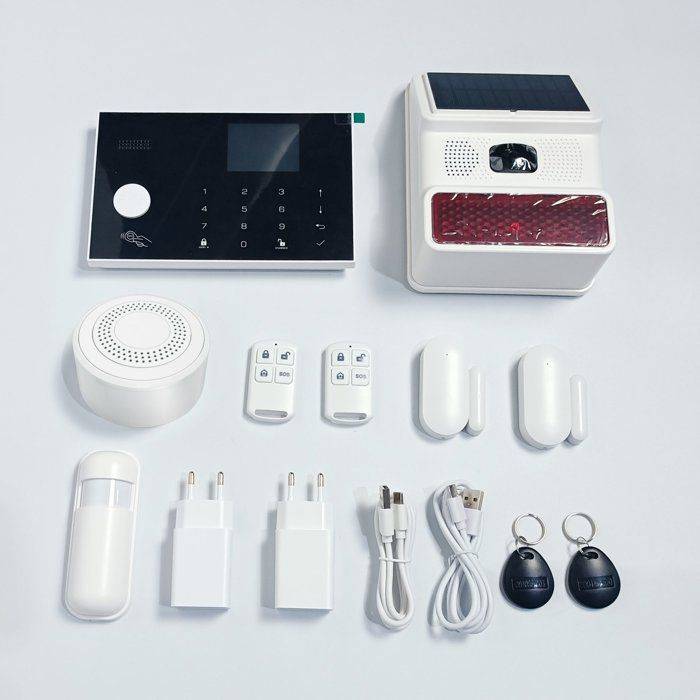 Draadloos Alarm Kit - LINK2HOME - Smartphone Bediening - 90/100 dB Sirenes - Compleet Accessoires + RFID Tags-2