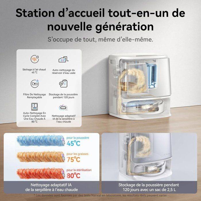 NARWAL FLOW Robotstofzuiger en Mop - 22.000 Pa - Oplaadstation - DualFlow Anti-Tangle - FlowWash Systeem-2