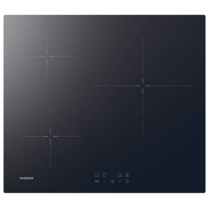 ROSIERES Inductiekookplaat - 3 Branders - 7000 W - 28 cm Zone - RI633CBB-0