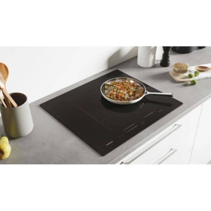ROSIERES Inductiekookplaat - 3 Branders - 7000 W - 28 cm Zone - RI633CBB-1