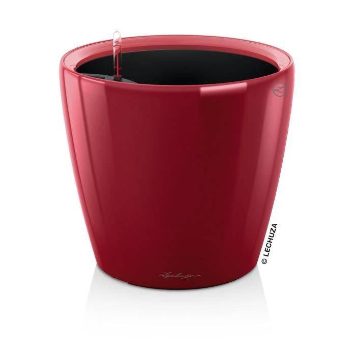 LECHUZA Bloempot Classico Premium LS 21 - Ø 22 x 20 cm - 3 L - Compleet pakket - Automatische Bewatering - Glanzend Scha-0
