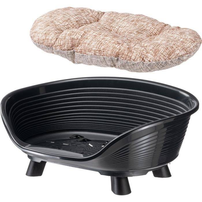 FERPLAST Zwarte Ontspanningskussenmand - Maat M - 64 x 48 x 25 cm-2