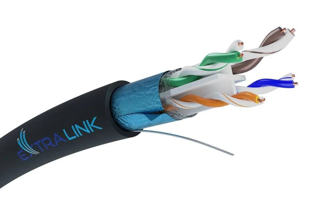 Extralink CAT6 FTP Buiten Twisted Pair Kabel 305 m-0