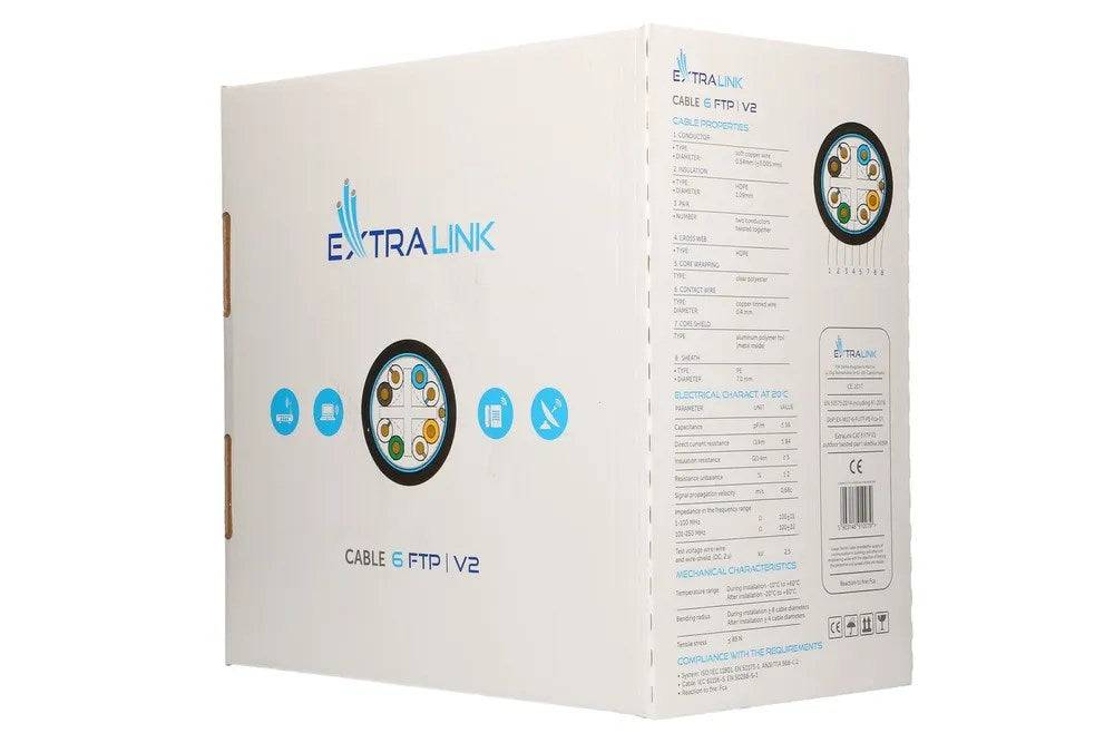 Extralink CAT6 FTP Buiten Twisted Pair Kabel 305 m-3