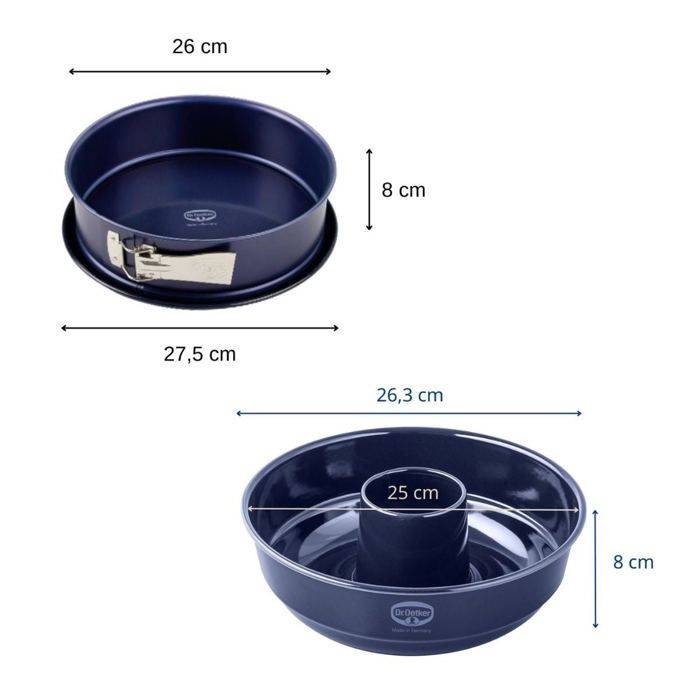 DR OETKER Set van 26 cm Springvorm en Savarin Vorm - Back Liebe-2