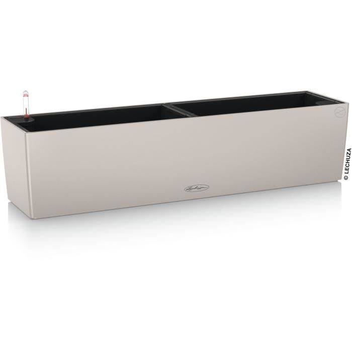 LECHUZA Plantenbak - Balkon Kleur 80 - 79 x 19 x 19 cm - Bruin Zand - 12 L-0