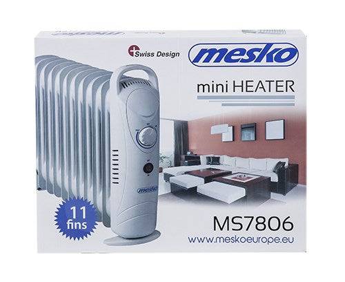 Mesko Oliegevulde Radiator 1200W MS 7806 Wit-1