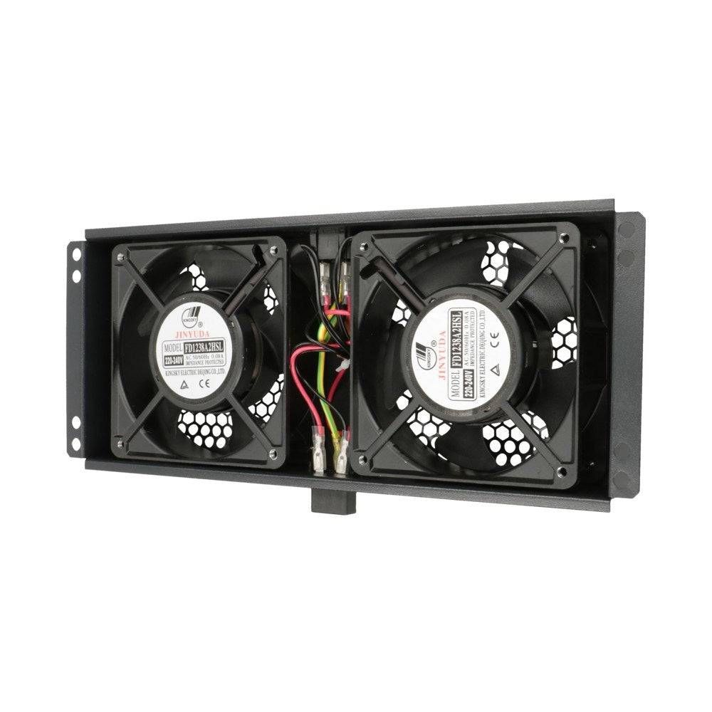 Extralink Koelunit 2 Ventilatoren met Kabel voor Thermostaat-0
