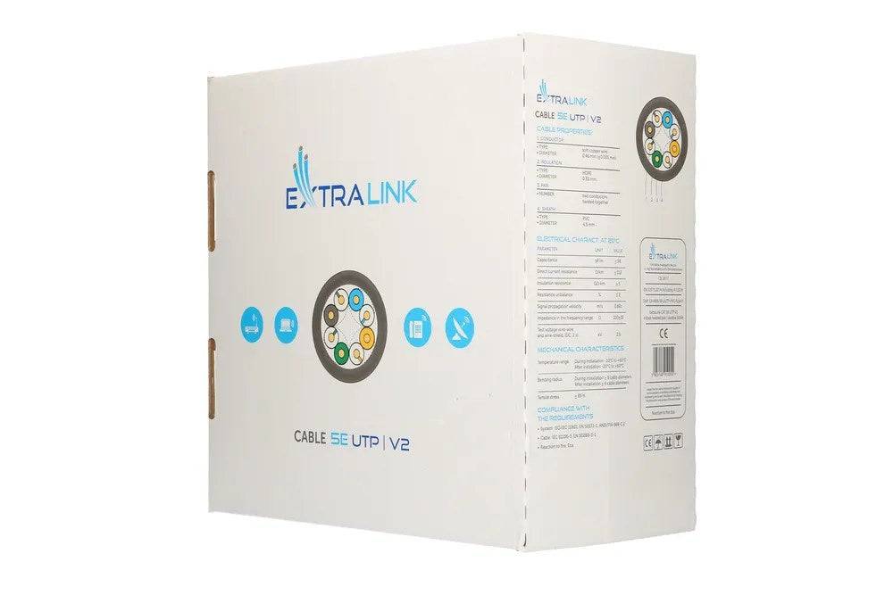 Extralink CAT5E UTP (U/UTP) V2 Interne Twisted-Pair Netwerkkabel 305 m-2