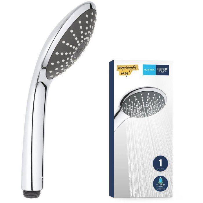 GROHE Vitalio Joy 110 Enkel-Jet Handdouche - EcoJoy - StarLight Chroom - Inner WaterGuide-0