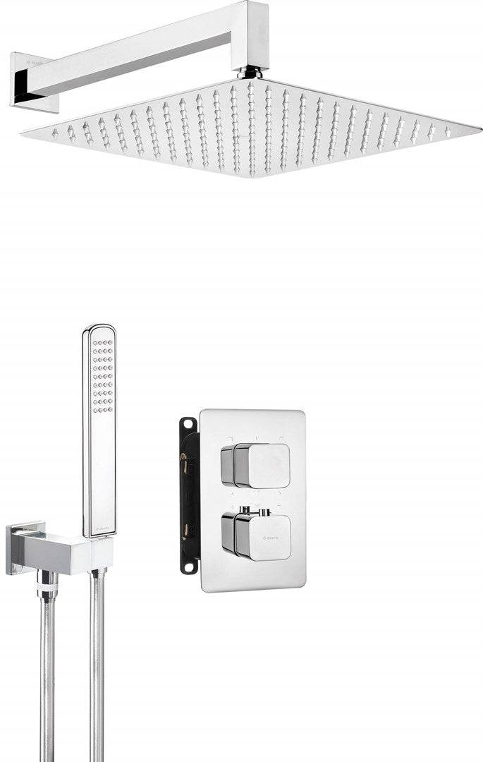 Deante Inbouw Douche Set met Thermostatische BOX - Chroom - BXYZ0ECT-0