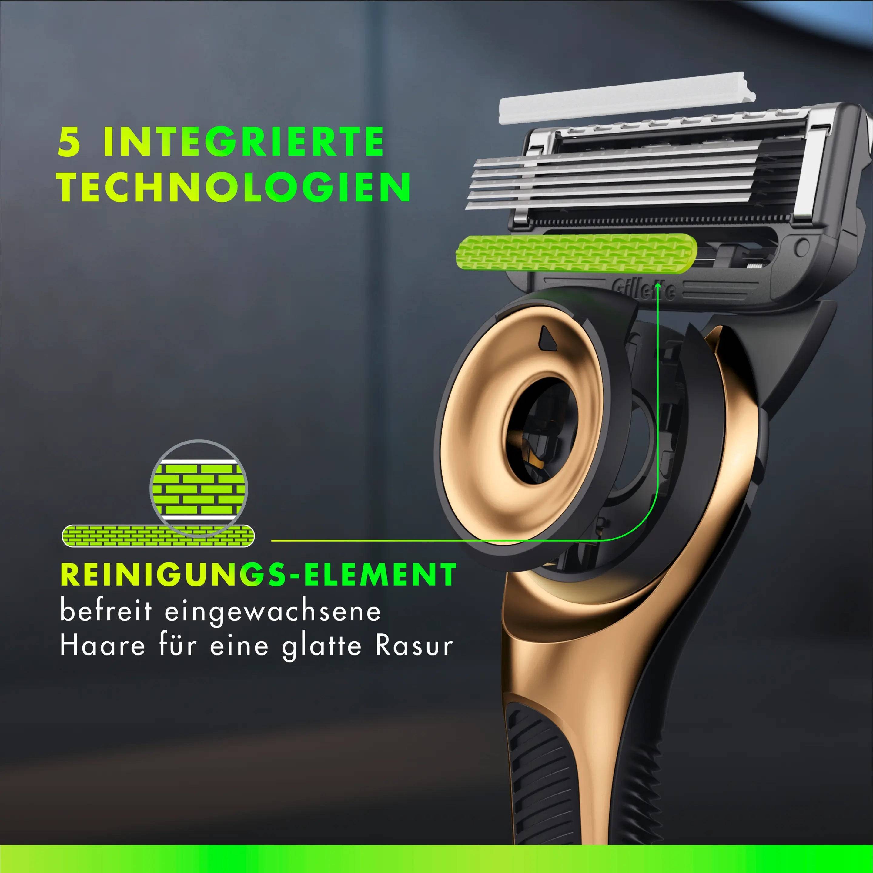 Gillette Labs Mannen Nat Scheermes met Reinigingselement-0