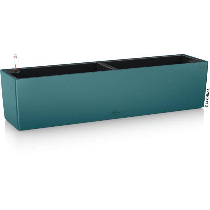 LECHUZA Balkonbak Balconera Color 80 - 79 x 19 x 19 cm - Petroleum Blauw-0
