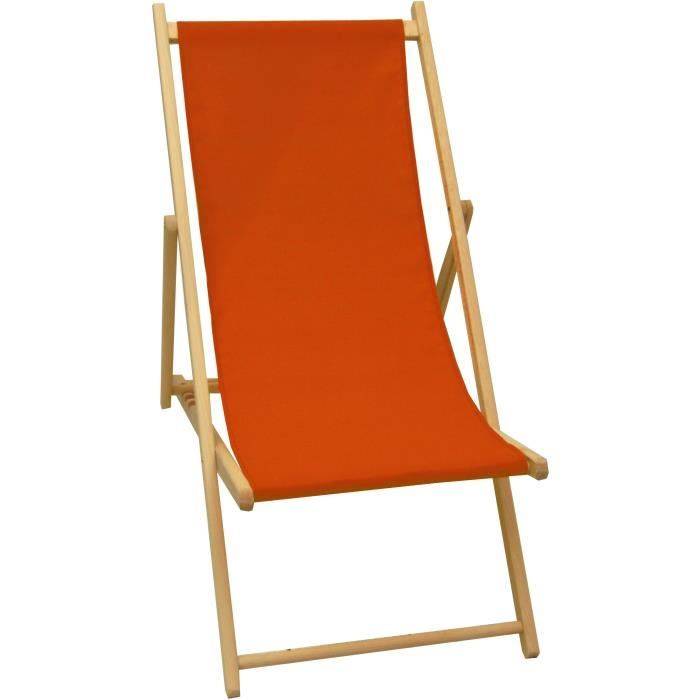 Octopia Houten Ligstoel - PRIVÉTUIN - Paprika - Waterafstotend-0