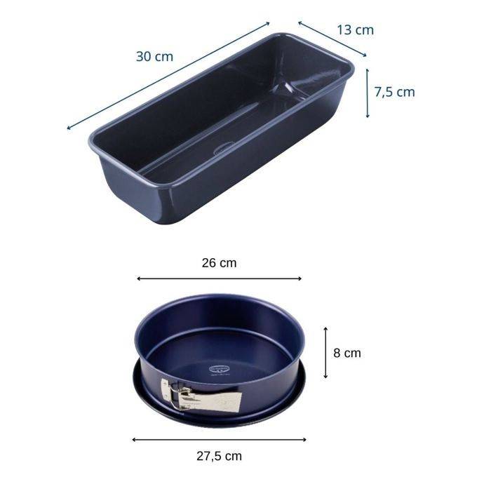 DR OETKER Cakevorm en Ronde Cakevorm - Emaille - 30 en 26 cm - Back Liebe-3