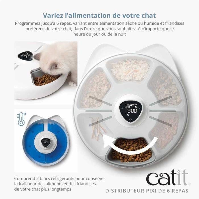 CATIT PIXI SMART Verbonden Kattenvoederdispenser - 6 x 170 ml - LCD Touchscreen-1
