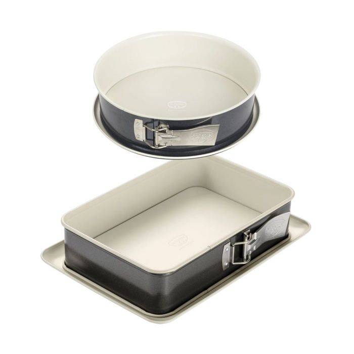 Dr. Oetker Springvorm en Rechthoekige Bakvorm Set - 28 cm en 28 x 18 cm-0