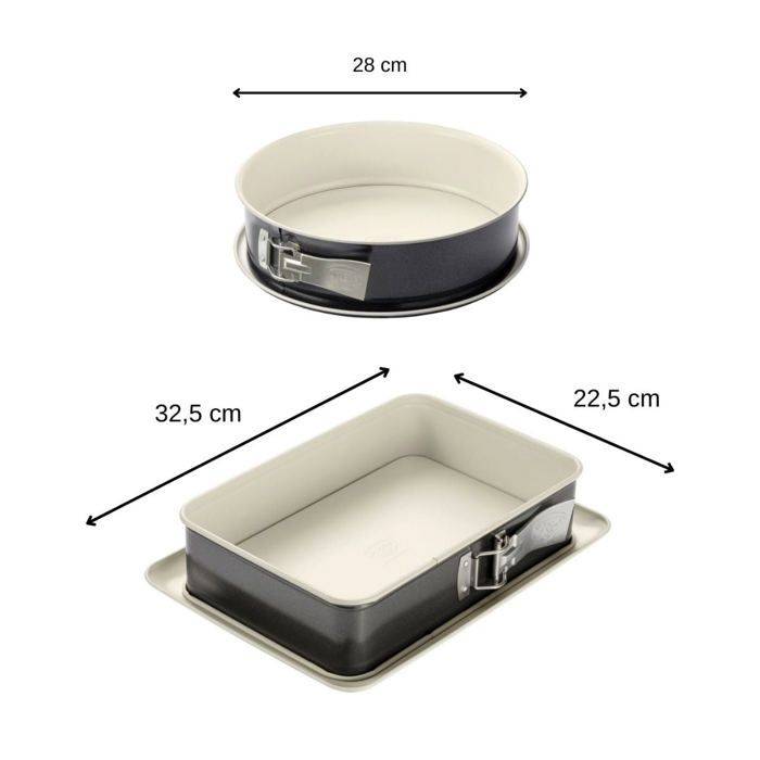 Dr. Oetker Springvorm en Rechthoekige Bakvorm Set - 28 cm en 28 x 18 cm-3