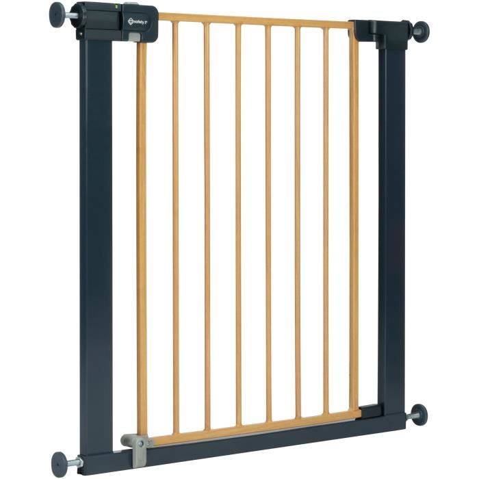 SAFETY 1st Easy Close Kinderveiligheidshek - 73 tot 80 cm - Houtlook - Drukgemonteerd-0
