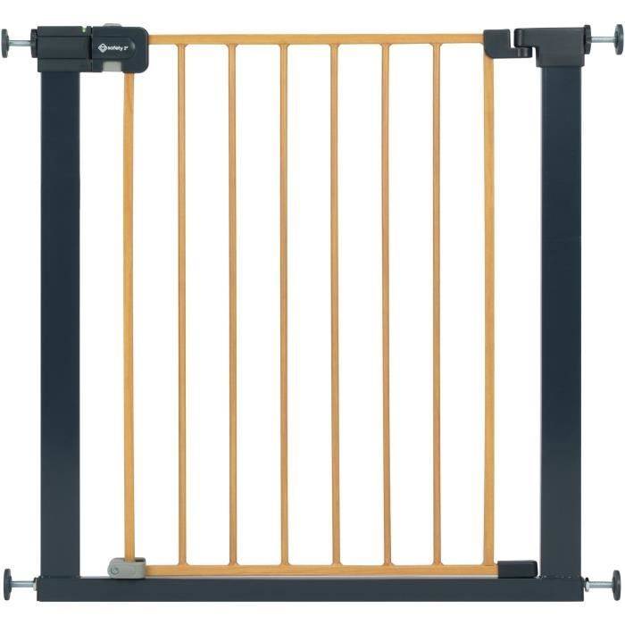 SAFETY 1st Easy Close Kinderveiligheidshek - 73 tot 80 cm - Houtlook - Drukgemonteerd-1
