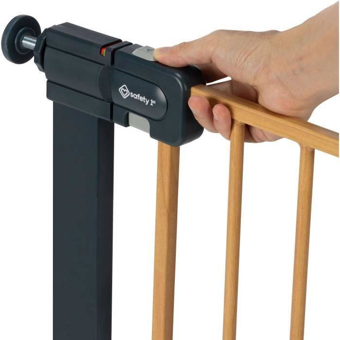 SAFETY 1st Easy Close Kinderveiligheidshek - 73 tot 80 cm - Houtlook - Drukgemonteerd-2