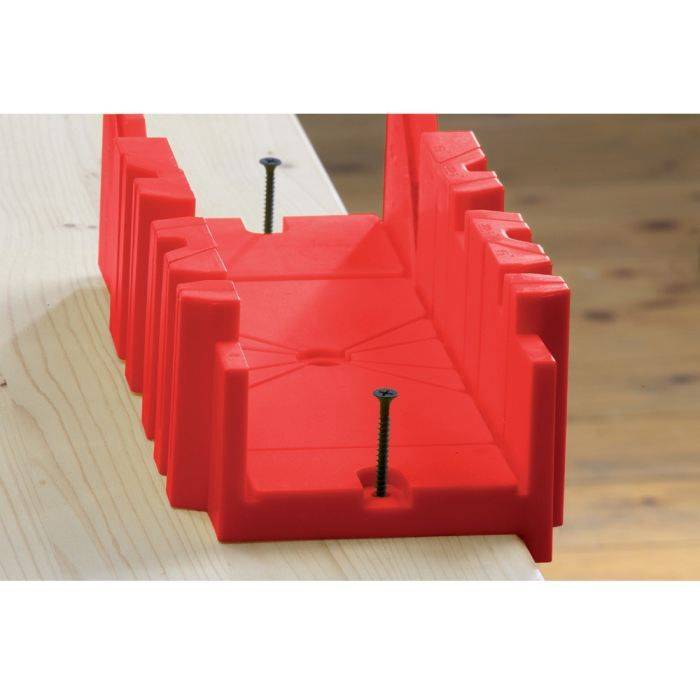 MEISTER Trekzaag met Verstekbak - Rood Metaal-3