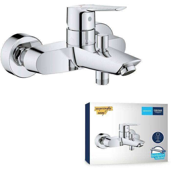 GROHE Start Bad/Douche Mengkraan - Automatische Omsteller - Waterbesparend - Chroom-0