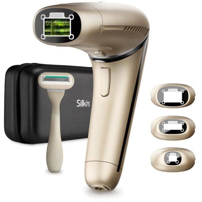 SILK'N 7 Intense Pulsed Light Haarverwijderingsapparaat - Dubbele Draaikoplamp - 600.000 Flitsen-0