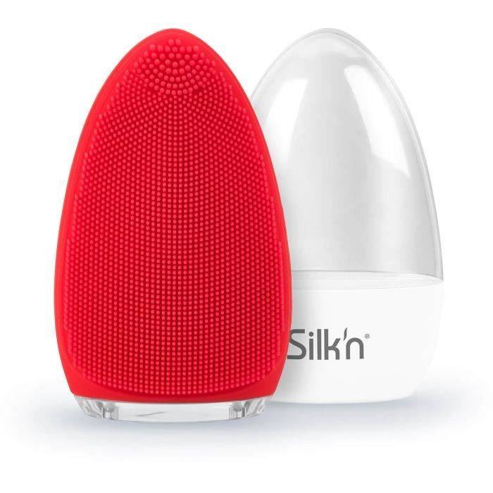 Silk'n BRIGHT Rode Gezichtsreinigingsborstel Oplaadbaar Hypoallergeen-1