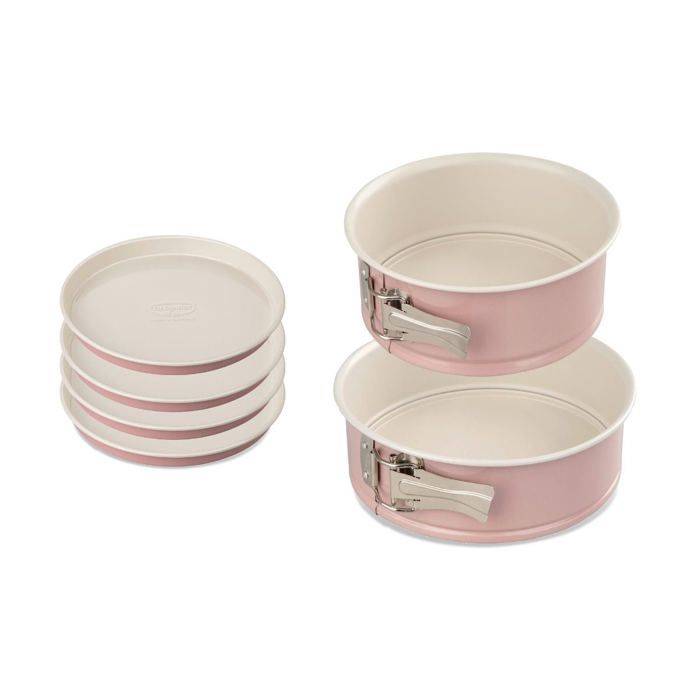 Dr. Oetker Set van 2 Ronde Taartvormen en Laag Taartvorm - Retro - 18 en 20 cm-0