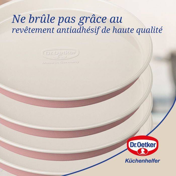 Dr. Oetker Set van 2 Ronde Taartvormen en Laag Taartvorm - Retro - 18 en 20 cm-4