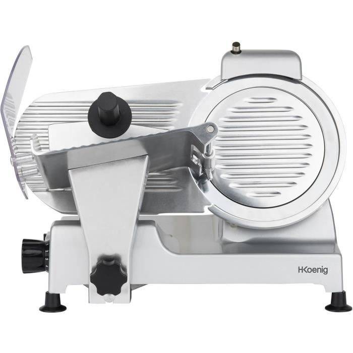 H.Koenig Vlees Snijmachine - MSX220 - 240 W - 220 mm Mes - Verstelbare Dikte 0-12 mm-1